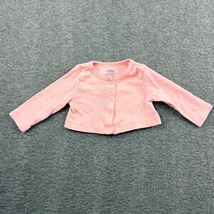 Child of‎ Mine by Carters Baby Girls Pink Cardigan Shrug 0-3 Months